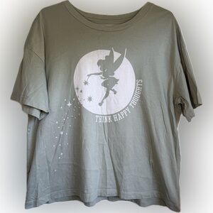 Disney Parks Tinker Bell "Think Happy Thoughts" T-Shirt Size Large